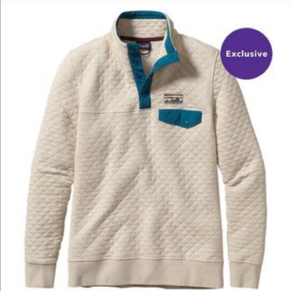 Patagonia Organic Cotton Quilted Snap T